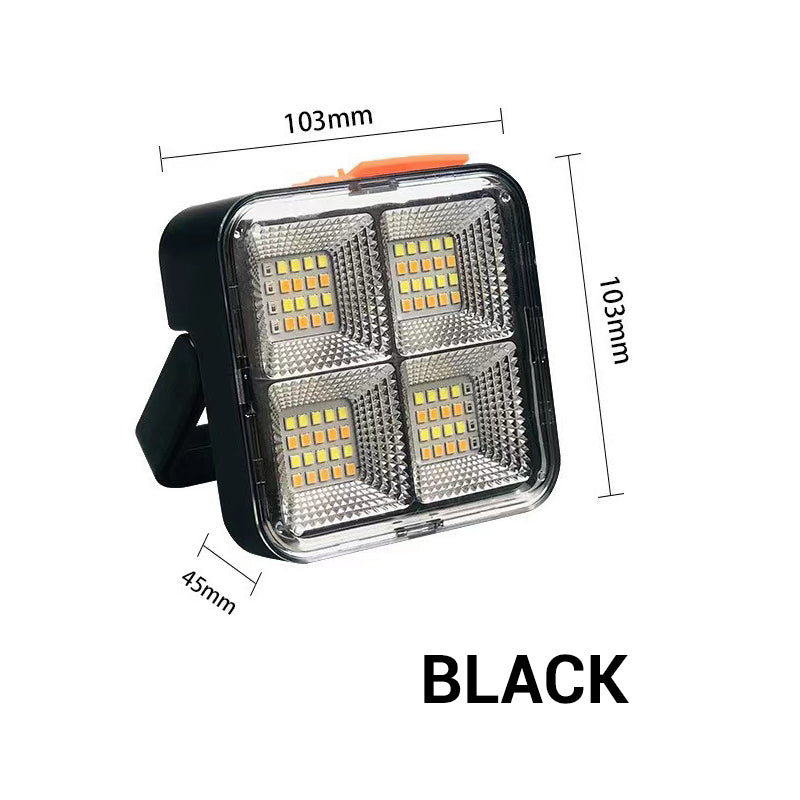 💥 Trending Picks - BUY 2 GET 1 FREE🛍️Portable Solar Work Light – 4-Mode Rechargeable LED Light for Outdoor & Emergency Use
