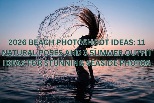 A girl in a swimsuit is standing in the shallow water, just coming out of the water.