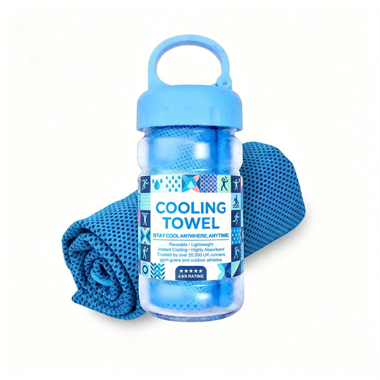 🎁Last Day Buy 1 Get 1 Free (Each only ￡3.49)❄️🔥Cold Sweat Towel You Can Use Anywhere, Anytime! Reusable Soft Absorbent Cooling Portable