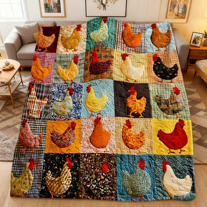 💰 Big Savings Inside - 49% Discount🐔Vintage Flannel Blanket with Chicken Pattern