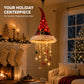 ✨Lighted Santa Hat Hanging Chandelier – Make Christmas Glow