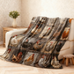 💰 Big Savings Inside - 49% Discount🐔Vintage Flannel Blanket with Chicken Pattern