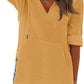 🏝️Summer Hot Sale 50% OFF👗Women's Beach Pocketed Hooded Shirt Top