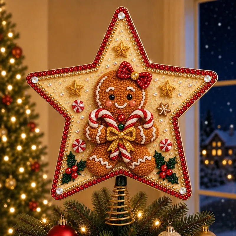 🎄 Holiday Favorites - Buy 2 Get 1 Free🎁DIY Christmas Tree Topper – Festive Holiday Tree Decoration Craft Kit
