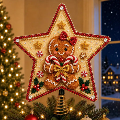 🎄 Holiday Favorites - Buy 2 Get 1 Free🎁DIY Christmas Tree Topper – Festive Holiday Tree Decoration Craft Kit