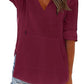 🏝️Summer Hot Sale 50% OFF👗Women's Beach Pocketed Hooded Shirt Top