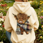 🎅CHRISTMAS SALE 50% OFF!!🎁🐄Cute Highland Cow Fleece Hoodie – Cozy Warm Hooded Sweatshirt for Women
