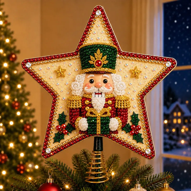 🎄 Holiday Favorites - Buy 2 Get 1 Free🎁DIY Christmas Tree Topper – Festive Holiday Tree Decoration Craft Kit