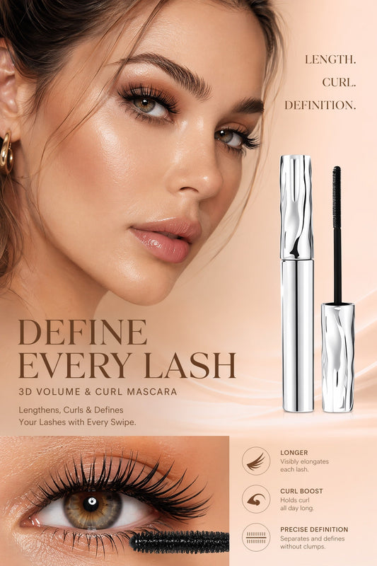 ✨LAST DAY BUY 1 GET 1 FREE!!✨Ultimate Waterproof & Sweatproof Lengthening & Curling Mascara👁️