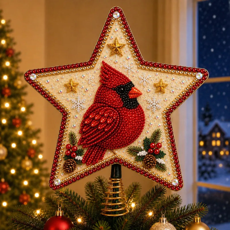 🎄 Holiday Favorites - Buy 2 Get 1 Free🎁DIY Christmas Tree Topper – Festive Holiday Tree Decoration Craft Kit