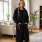 🍂 Women’s Hooded Long Sweatshirt – 🧥 Relaxed Fit Pullover Top for Autumn & Winter