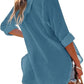 🏝️Summer Hot Sale 50% OFF👗Women's Beach Pocketed Hooded Shirt Top