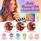 🎄 Holiday Gift Picks 🎁✨12-Color Temporary Hair Chalk Applicator Set for Kids & Adults