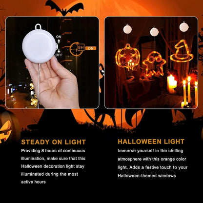 🎃Halloween Pre-Sale: Enjoy 58% OFF🤩Halloween Decorations Window Lights👻Instant Halloween Magic ✨