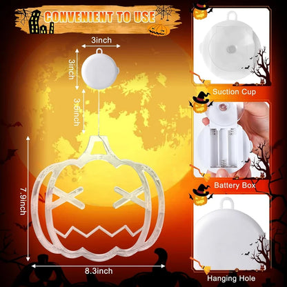 🎃Halloween Pre-Sale: Enjoy 58% OFF🤩Halloween Decorations Window Lights👻Instant Halloween Magic ✨