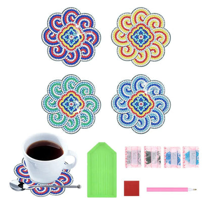 🎅Christmas Sale 50% OFF🌸DIY Diamond Crafts Coasters🎁Buy 2 save 20%&Free Shipping