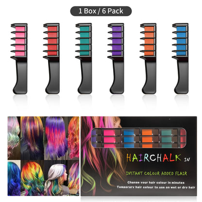 🎅Christmas Sale 50% OFF🔥Festive Fun Hair Chalk Combs