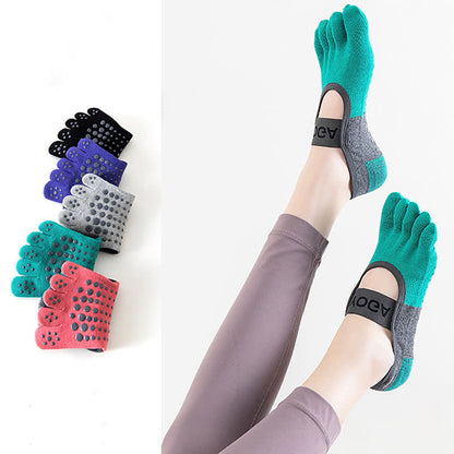 🚨 Ending Soon £7.99 Only 💥Plusock Non-slip Breathable Fitness Grip Socks(5 Pairs)