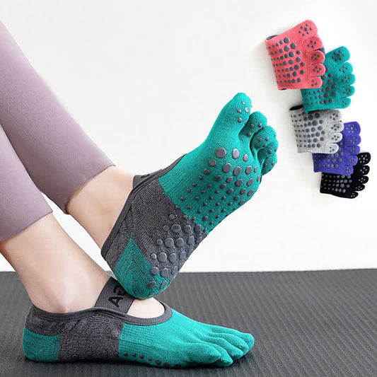 🚨 Ending Soon 💥Plusock Non-slip Breathable Fitness Grip Socks