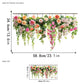 🔥Last Day Sale - ￡6.99!🎁💐Colorful Floral Bouquet Window Sticker🖼️ Cut to any size you like!