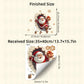 🎁Christmas Sale - Only £5.99🎄🎅 3D Christmas Wall Stickers – Creative Holiday Home Decor