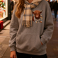 🎄🎅CHRISTMAS SALE 50% OFF!!🎁Cute Highland Cow Cozy Fleece-Lined Hooded Sweatshirt🦬