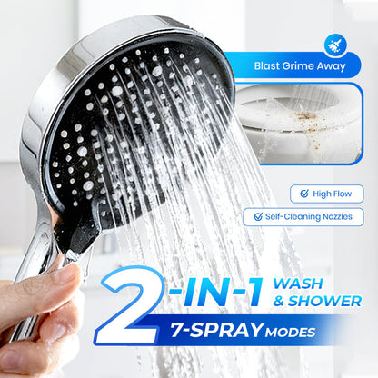 🎯 Deal of the Day ✨High-Pressure Adjustable Shower Head – Powerful Rainfall Showerhead for Home