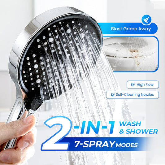 🎯 Deal of the Day ✨High-Pressure Adjustable Shower Head – Powerful Rainfall Showerhead for Home