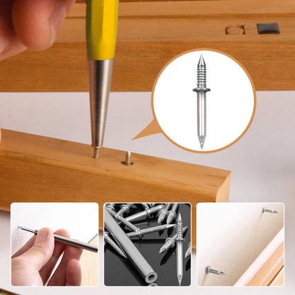 🔥Buy 50 Get 50 Free🔥Double-Head Skirting Thread Seamless Nail🛠️