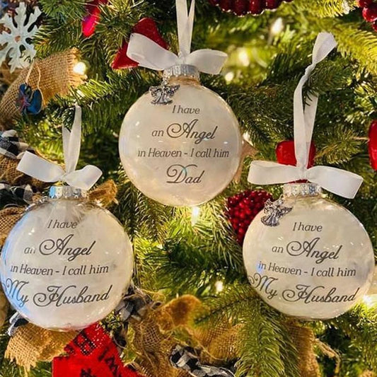 💖BUY 2 GET 1 FREE🕊️ Personalised Memorial Christmas Ornament – A Beautiful Keepsake to Remember Loved Ones