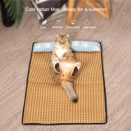 🔥Last Day Surprise Price: ￡7.99!!❄️Summer Ice Cushion Pet Cooling Mat🎉