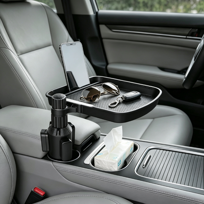 💰 Instant Discount ⏳Car Cup Holder Expander with Tray