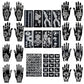 ✨ The Tattoo Look — Without The Needles🖤Hand-Drawn Waterproof Temporary Tattoo Stickers – Beautiful Floral & Henna-Inspired Designs