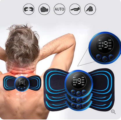 🔥Christmas Sale - BUY 1 GET 1 FREE🎁Portable Massager with 8 Modes and LCD Screen - Mini Muscle Stimulator for Pain Relief
