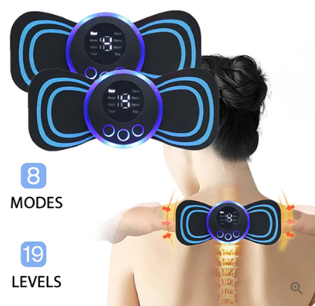 🔥Christmas Sale - BUY 1 GET 1 FREE🎁Portable Massager with 8 Modes and LCD Screen - Mini Muscle Stimulator for Pain Relief