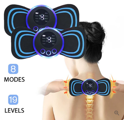 🔥Christmas Sale - BUY 1 GET 1 FREE🎁Portable Massager with 8 Modes and LCD Screen - Mini Muscle Stimulator for Pain Relief