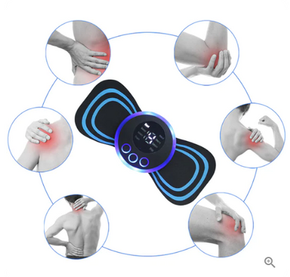 🔥Christmas Sale - BUY 1 GET 1 FREE🎁Portable Massager with 8 Modes and LCD Screen - Mini Muscle Stimulator for Pain Relief