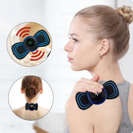 🔥Christmas Sale - BUY 1 GET 1 FREE🎁Portable Massager with 8 Modes and LCD Screen - Mini Muscle Stimulator for Pain Relief