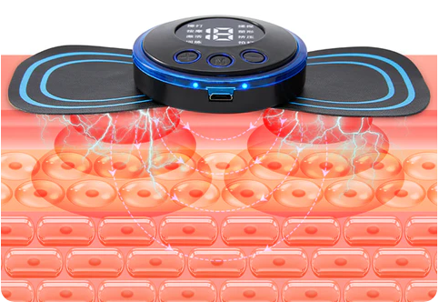🔥Christmas Sale - BUY 1 GET 1 FREE🎁Portable Massager with 8 Modes and LCD Screen - Mini Muscle Stimulator for Pain Relief