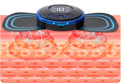 🔥Christmas Sale - BUY 1 GET 1 FREE🎁Portable Massager with 8 Modes and LCD Screen - Mini Muscle Stimulator for Pain Relief