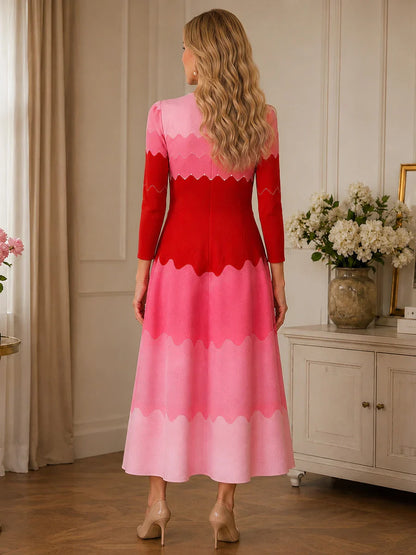 🏖️ Summer Sale 60% off 🏝️ Elegant Pearl Embellished Pleated Maxi Bounce Dress