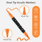 🔥Hot Sale 50% OFF🎁Dual-Tip Glitter Marker Pen