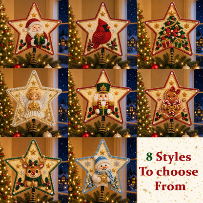 🎄 Holiday Favorites - Buy 2 Get 1 Free🎁DIY Christmas Tree Topper – Festive Holiday Tree Decoration Craft Kit