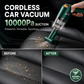 ⏰Limited 50% OFF🚗 Cordless Car Vacuum Cleaner – 10000Pa Powerful Suction, HEPA Filter & Portable 3-in-1 Cleaning