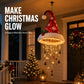 ✨Lighted Santa Hat Hanging Chandelier – Make Christmas Glow