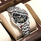 ⚡ Quick Sale ⌚ Men’s Roman Numeral Skeleton Automatic Mechanical Watch – Waterproof Luxury Timepiece