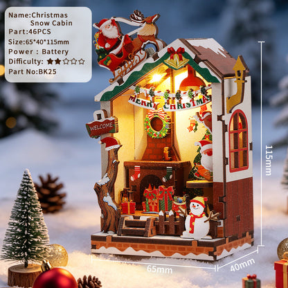 🎄Xmas Sale - 50% OFF✨ Christmas Wooden DIY Fridge Magnets – Festive Craft Kit & Cute Holiday Refrigerator Decorations