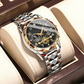 ⚡ Quick Sale 🎯Men’s Waterproof Roman Skeleton Automatic Mechanical Watch – Luxury Self-Winding Wristwatch