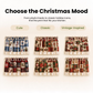 🎄 Hurry — Limited Time 50% OFF 🎅 Christmas Print Oven Door Curtain with Ruffle Lace Trim & Festive Bow – Holiday Kitchen Decoration