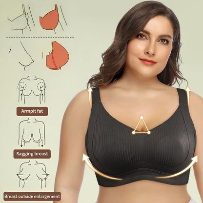🎁Pay 1 Get 3 Packs(Each only ￡4.6) 🔥 Super firming bra | Wire-free push-up bra 👍 No more sagging breasts